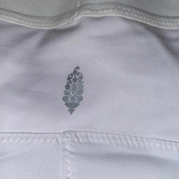 Free People Ruffle Hem Sanctuary Leggings White - Picture 10 of 16